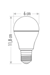CT-4278 12W DİMMERLİ LED AMPUL BEYAZ