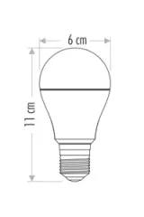 CT-4259 12W SENSÖRLÜ LED AMPUL