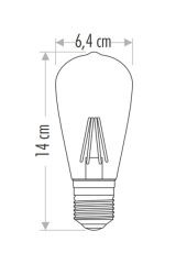 CT-4353 8W RUSTİK AMPUL