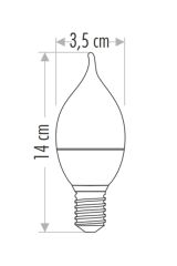 CT-4080 7W BUJİ LED AMPUL
