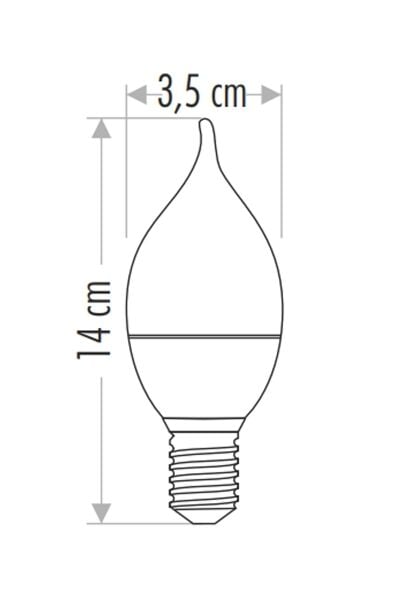 CT-4063 7W RUSTİK BUJİ AMPUL GÜNIŞIĞI 3200K