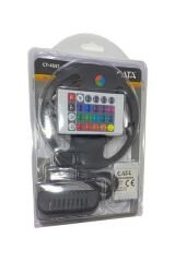 CT-4557 RGB ŞERİT LED SETİ (5mt şerit led+trafo+rgb kumanda)
