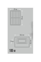 CT-4648 100W SOLAR PROJEKTÖR BEYAZ
