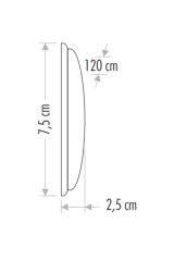CT-2478 36W YATAY BANT ARMATÜR 120CM