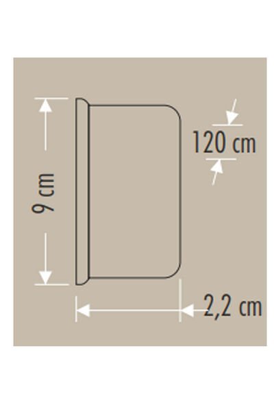 CT-2479 120W KRİSTAL YATAY BANT ARMATÜR 120CM