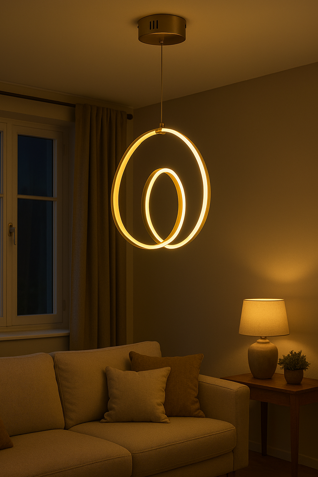 LED AVİZE 3 RENKLİ