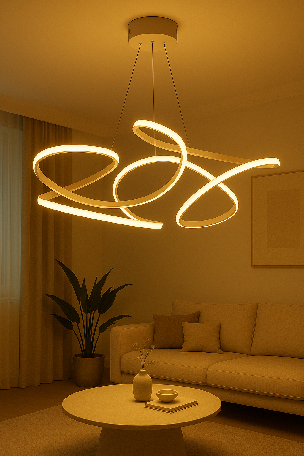 LED AVİZE 3 RENKLİ