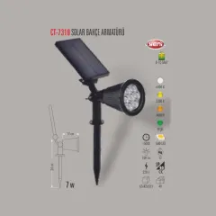 CT-7310 SOLAR BAHÇE ARMATÜRÜ